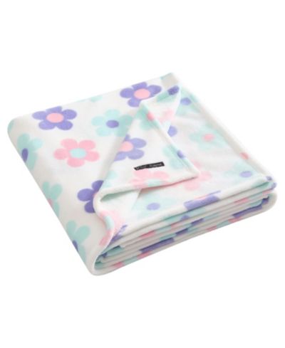 Betsey Johnson плюшевый плед с принтом Retro Daisy, 70" X 50"
