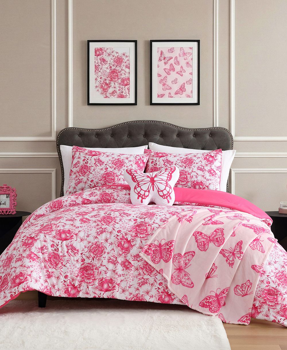 Betsey Johnson Комплект постельного белья Microfiber Sketch Toile, King