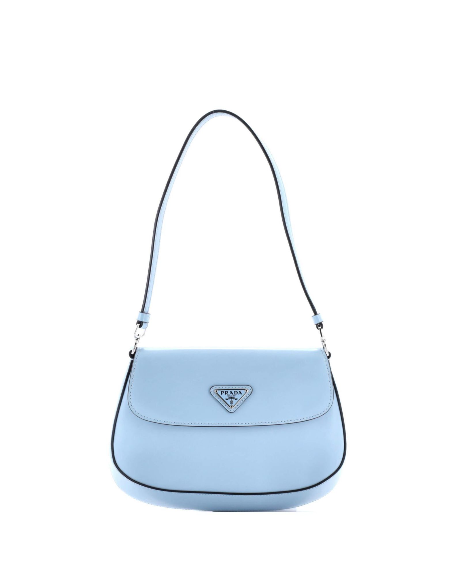Pre-Owned Prada маленькая сумка Cleo Flap Shoulder из кожи Spazzolato