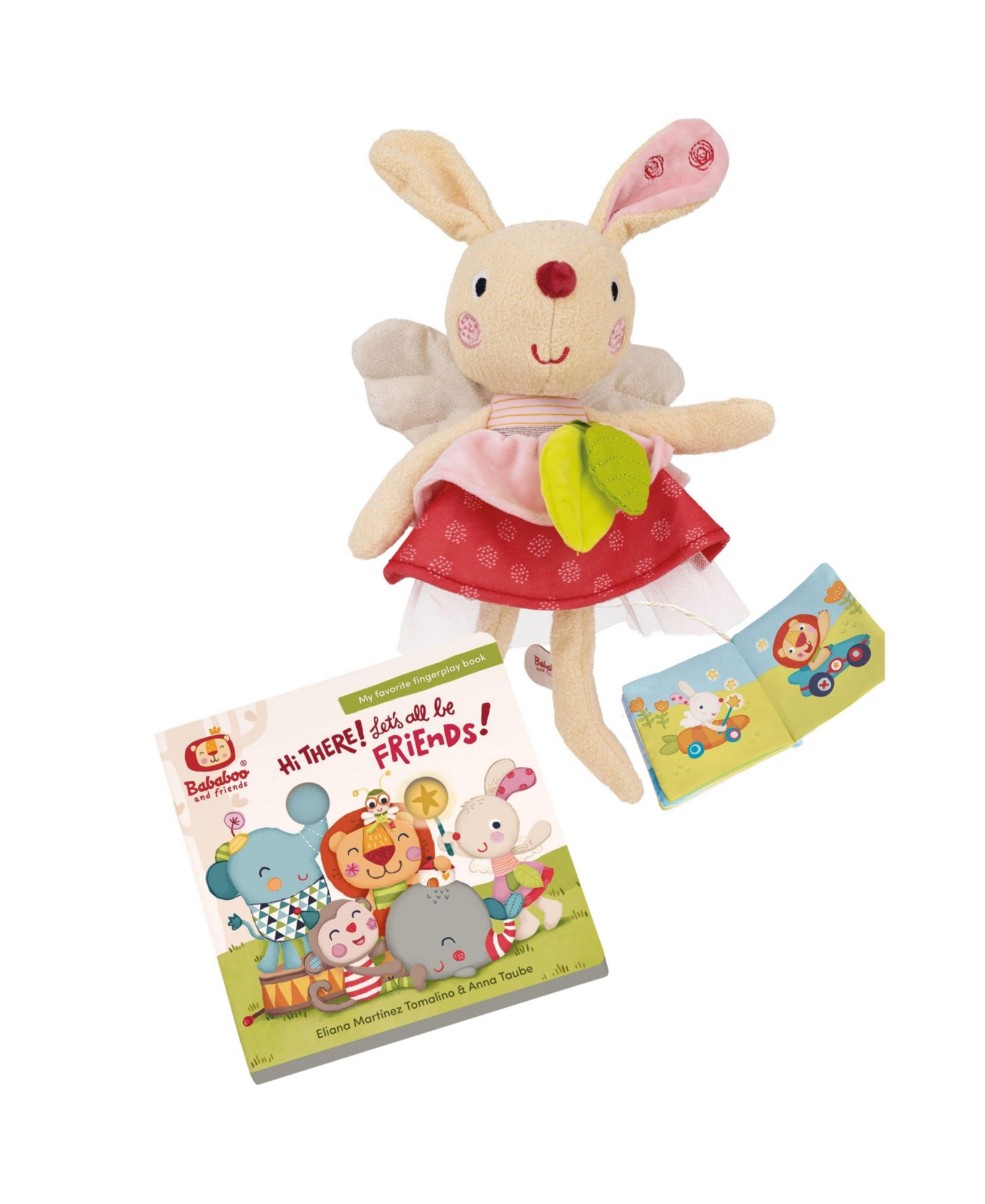 Набор Bababoo and friends: книга и мягкая игрушка Pippa Bunny