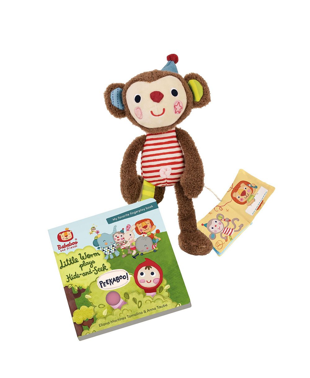 Набор Bababoo and friends: книга и мягкая игрушка