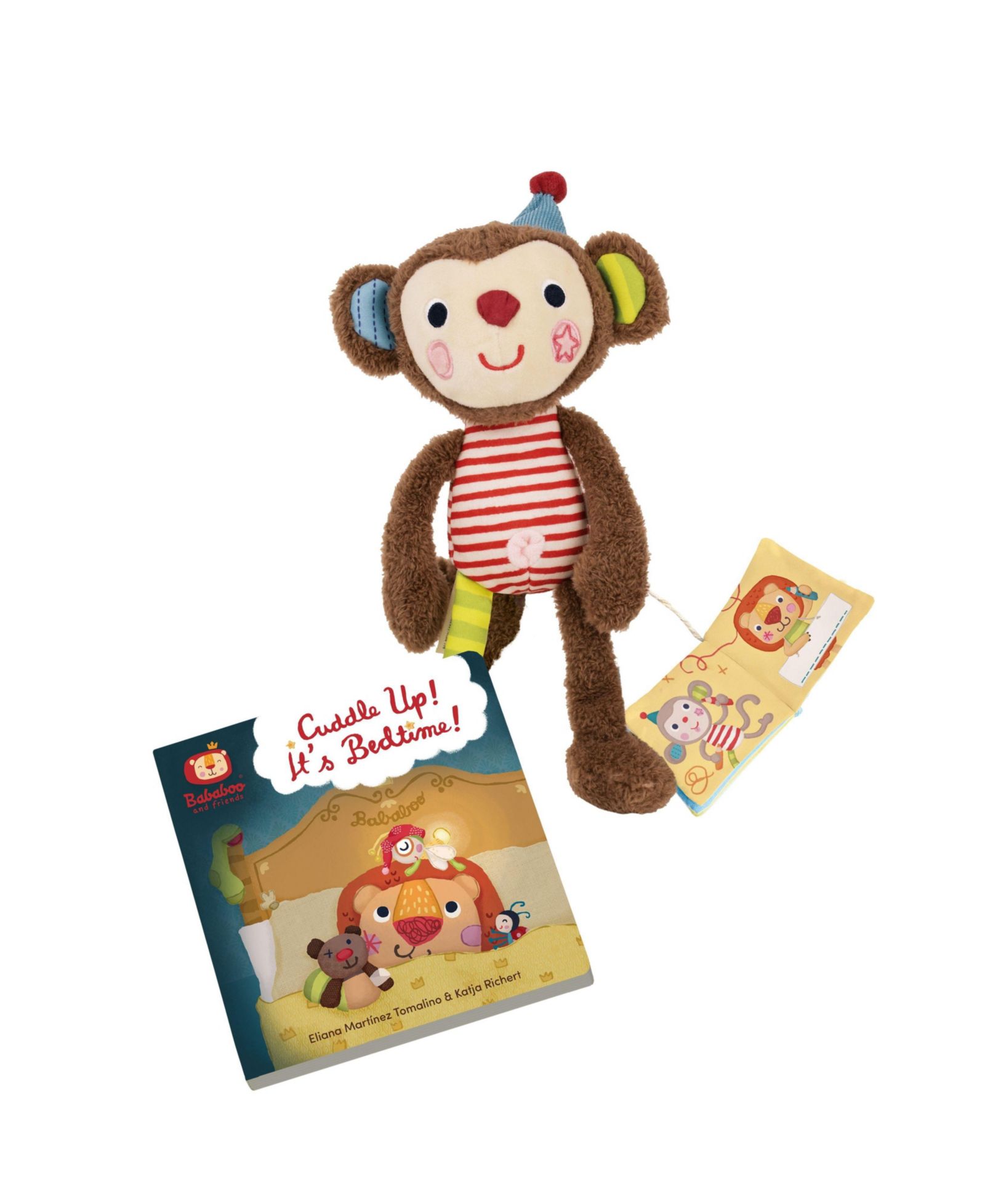 Bababoo and friends набор Yuki Monkey: книга и мягкая игрушка