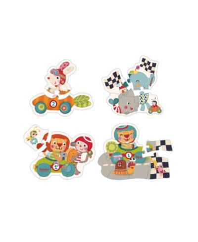 Bababoo And Friends Lion Race 20 Piece Figure Puzzle, Ages 2+