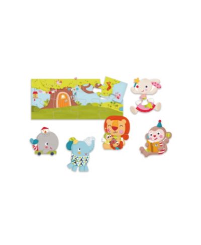 Пазл Bababoo And Friends Play With Friends на 18 деталей, для детей от 18 месяцев