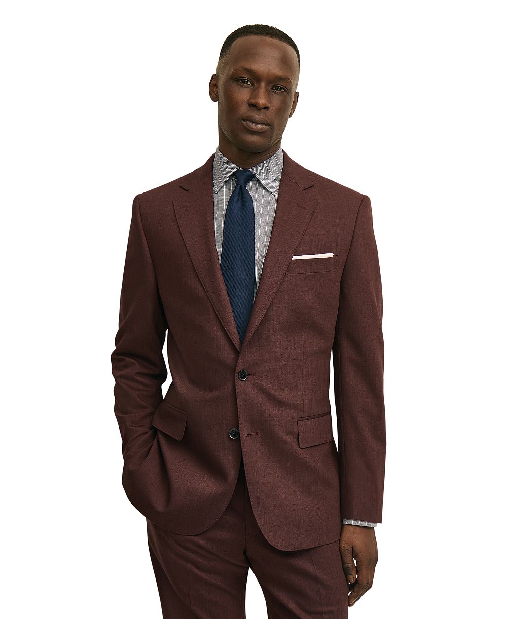Brooks Brothers Men's Classic-Fit Suit Separates Jacket
