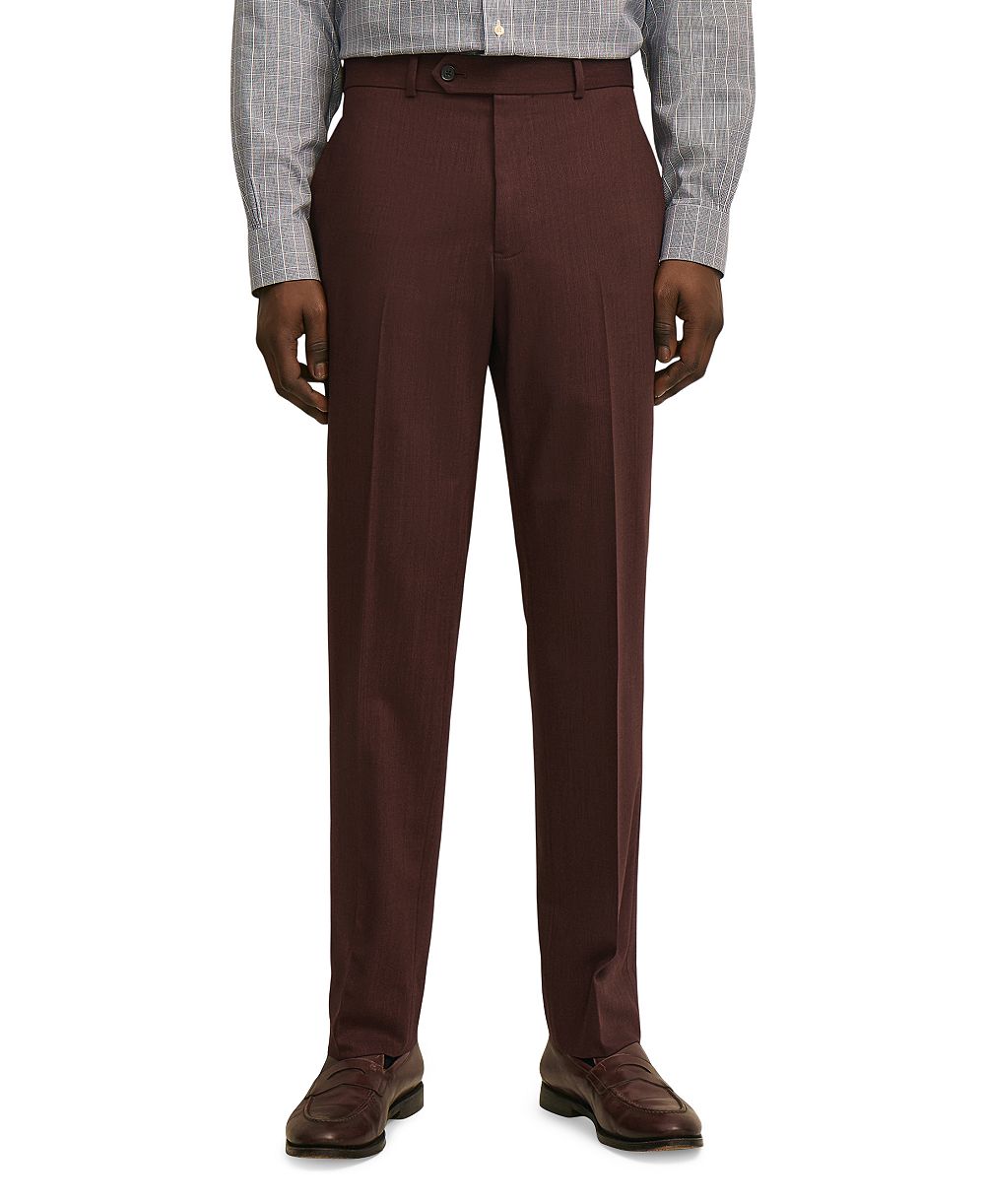 Brooks Brothers Men's Classic-Fit Suit Separates Pants