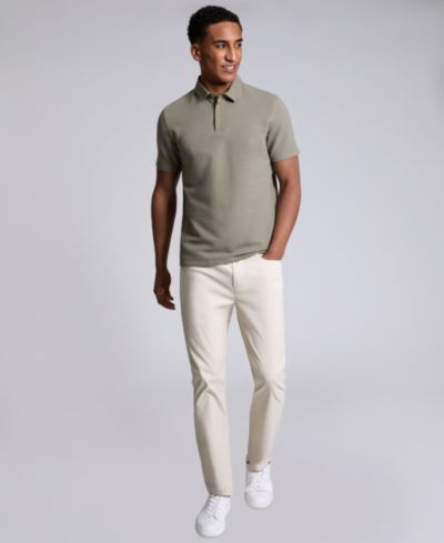 Kenneth Cole Men's Cotton-Blend Classic-Fit Polo Shirt