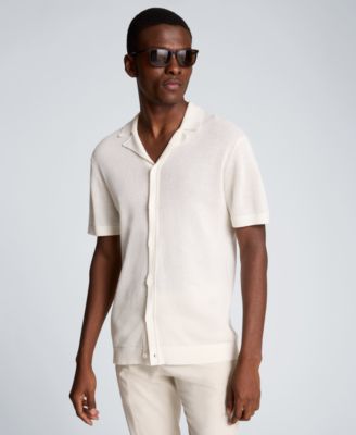 Мужская рубашка Kenneth Cole Sport Classic Camp Assorted Plain