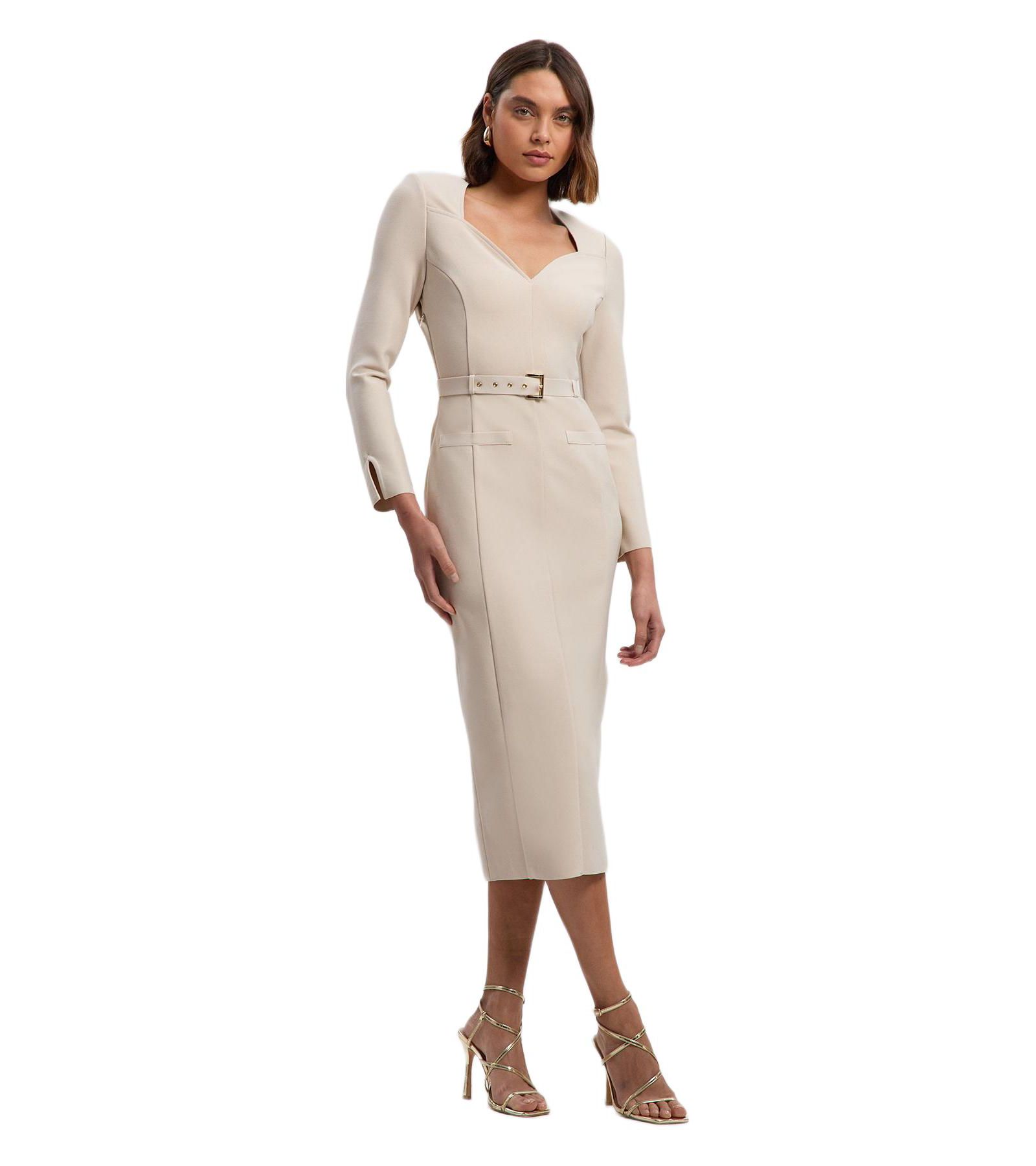 Женское миди-платье Karen Millen Figure Form с поясом