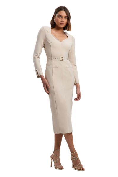 Женское миди-платье Karen Millen Figure Form с поясом