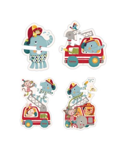 Bababoo And Friends Lolo Elephant Fire Fight 20-Piece Figure Puzzle, Ages 2+
