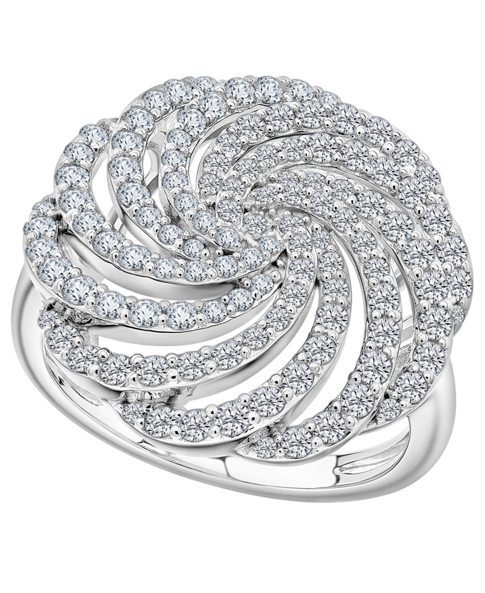 Wrapped in Love Diamond Swirl Ring (1 ct. t.w.) in 14k White Gold