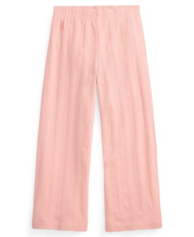 Polo Ralph Lauren детские хлопковые брюки Pointelle-Knit Wide-Leg 2T-6X