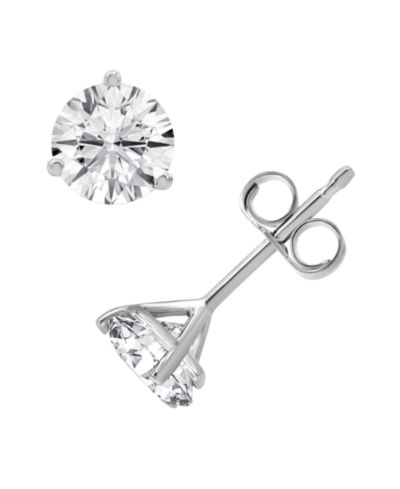 Macy's Lab Grown Diamond Stud Earrings (1 ct. t.w.) in 14k White or Yellow Gold