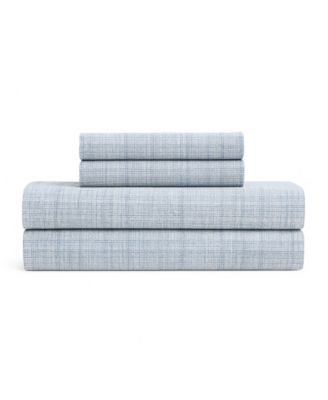 Комплект постельного белья Calvin Klein Printed Washed Cotton Percale, 4 предмета, King