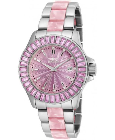 Invicta Женские часы 18875 Angel Quartz, розовый циферблат