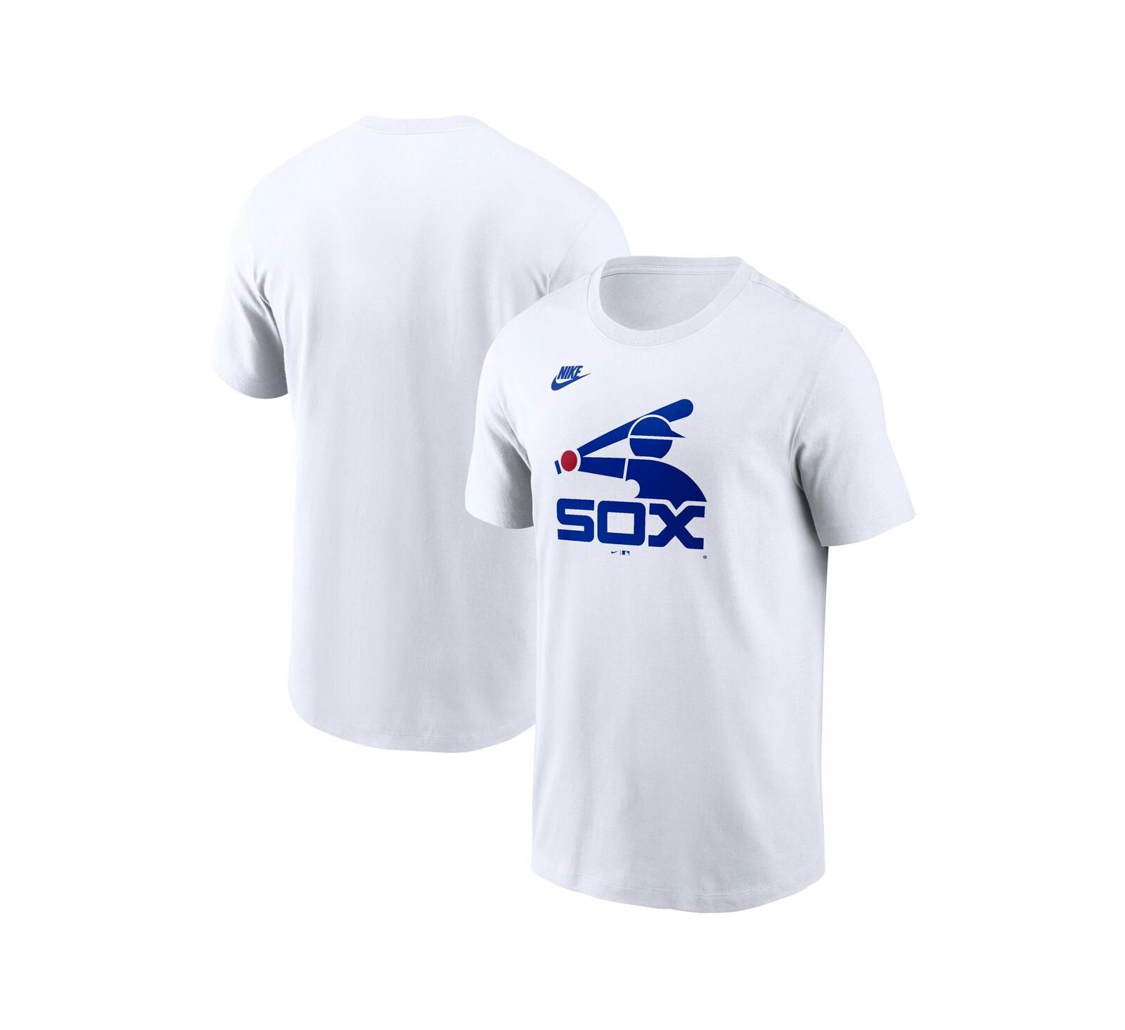 Nike Men's White Chicago White Sox Cooperstown Collection Logo T-Shirt