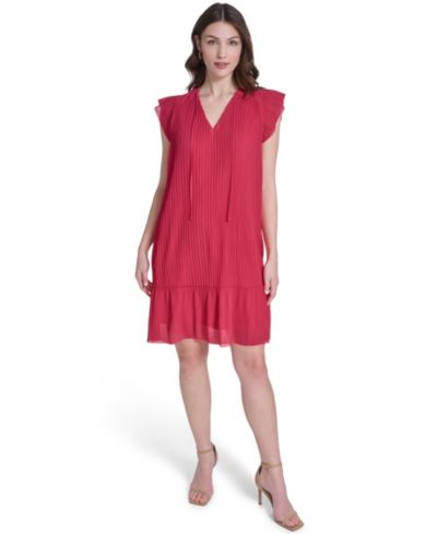 Vince Camuto Женское мини-платье с рукавами-крылышками