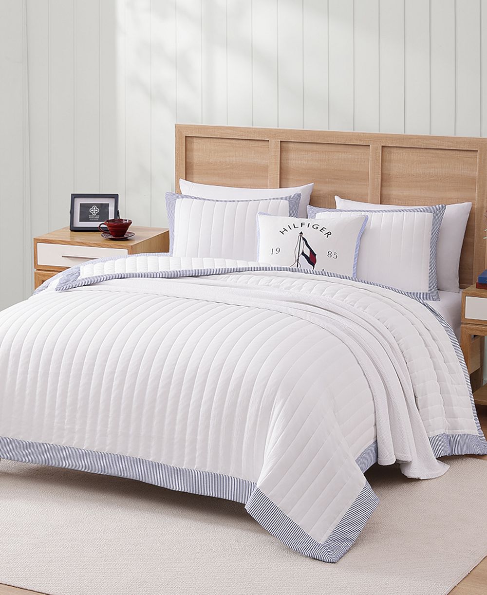 Tommy Hilfiger Hilfiger Resort Washed Microfiber 2-Pc. Quilt Set, Twin