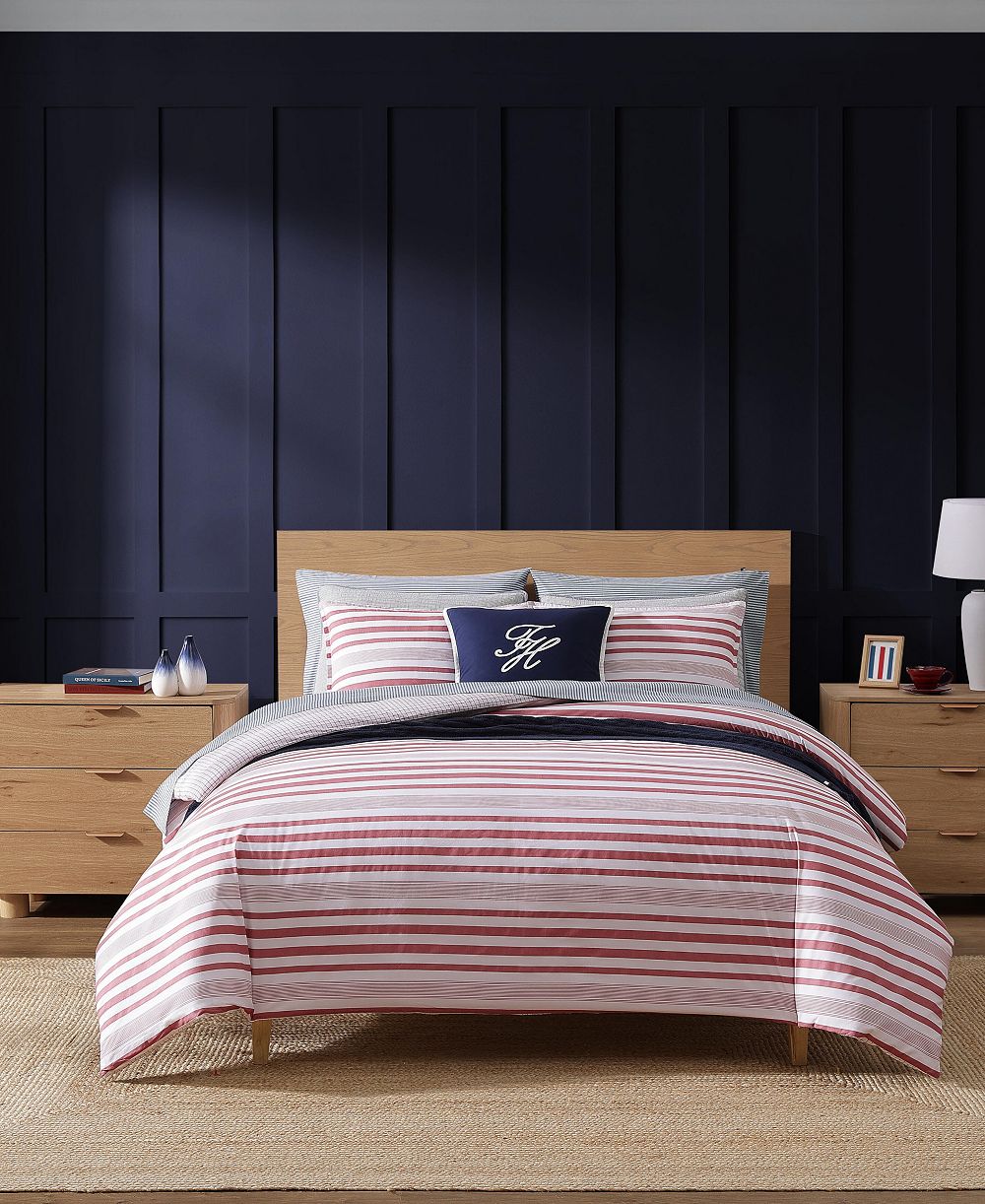 Tommy Hilfiger Mandalay Beach Stripe Cotton Reversible 2-Pc. Comforter Set, Twin