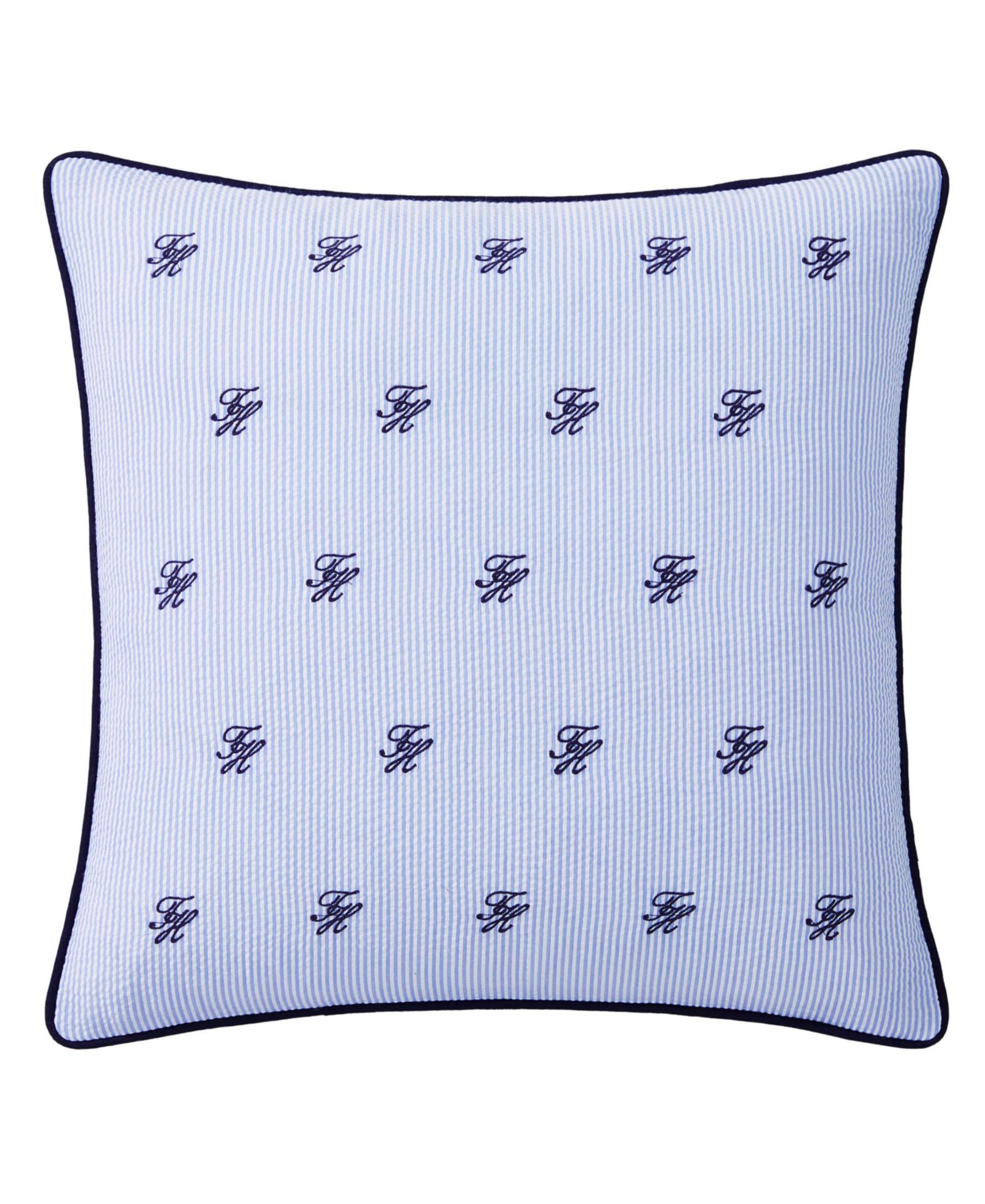 Tommy Hilfiger Riviera Monogram Square Decorative Pillow, 20" x 20"