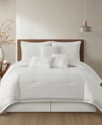 Stratford Park Waverly Geometric 7-Pc. Comforter Set, Queen