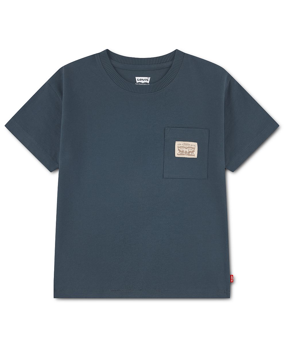 Levi's Детская футболка с коротким рукавом и накладным карманом
