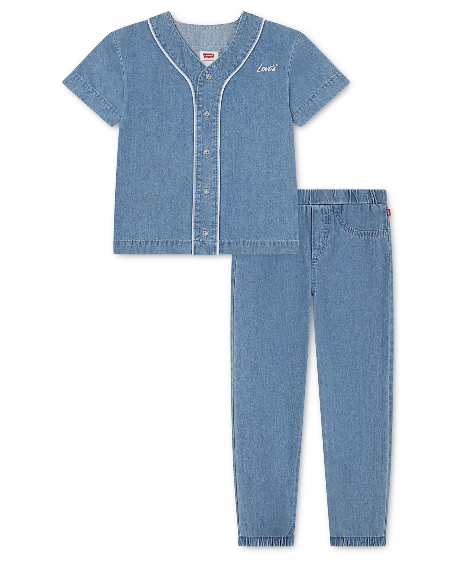 Комплект Levi's 2-Piece Set для мальчиков 2T-7 Short-Sleeve Top and Pants