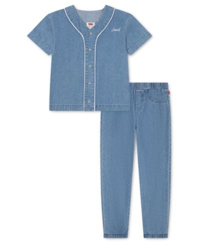 Комплект Levi's 2-Piece Set для мальчиков 2T-7 Short-Sleeve Top and Pants
