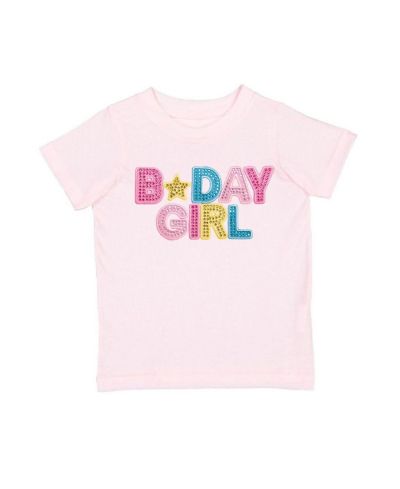 Детская футболка Sweet Wink Birthday Girl с пайетами