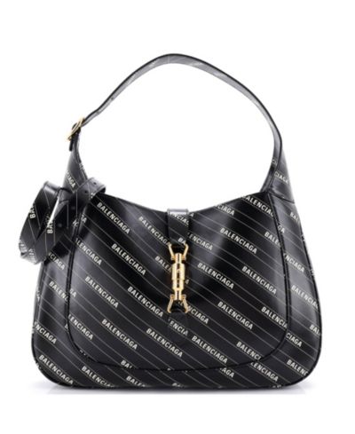 Gucci x Balenciaga The Hacker Project Jackie 1961 кожаная сумка хобо