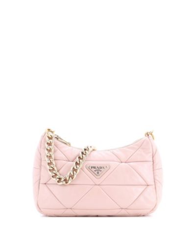 Pre-Owned Prada Small System Re-Edition Shoulder Bag Quilted Nappa Leather
