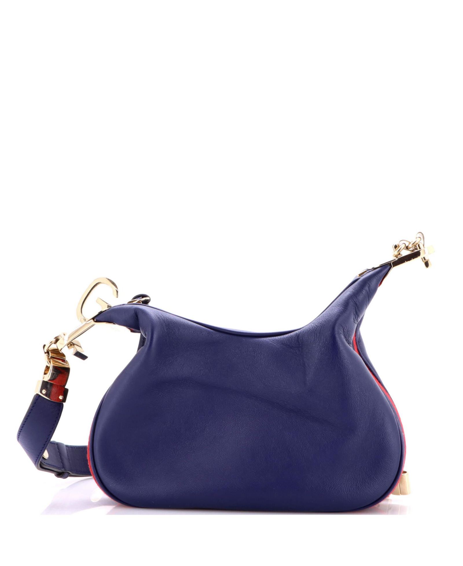 Pre-Owned Gucci Small Attache Shoulder Bag Leather