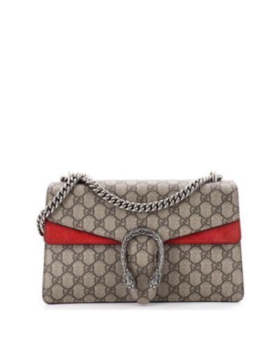 Сумка Pre-Owned Gucci Small Dionysus GG с покрытием из канваса
