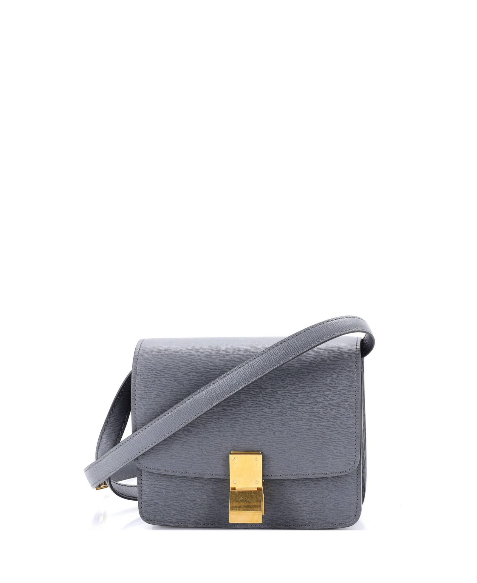 Подержанная сумка Celine Teen Classic Box из зернистой кожи