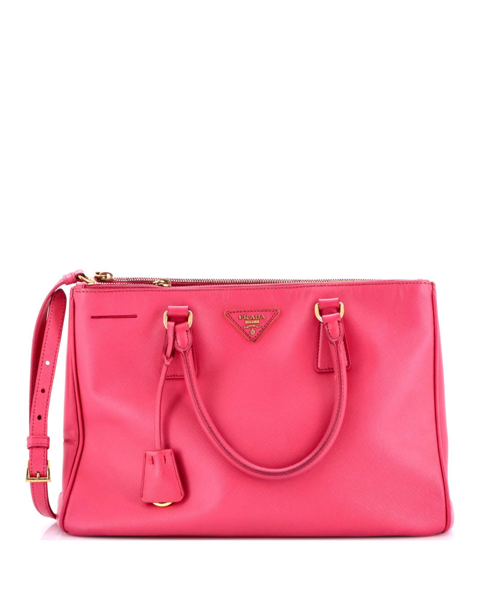 Pre-Owned Prada сумка-тоут Saffiano Leather Medium Double Zip Lux