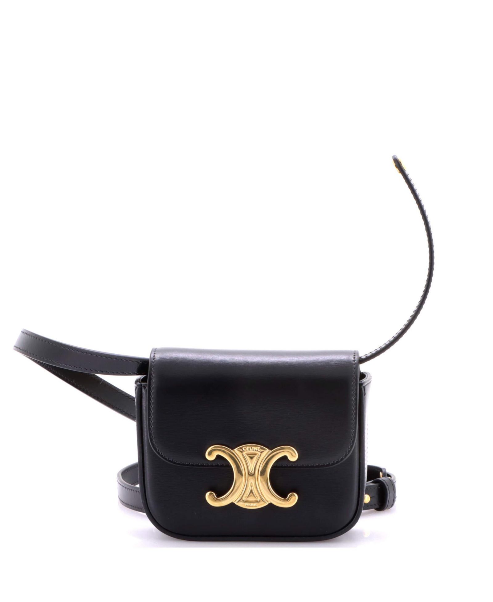 Сумка через плечо Celine Mini Claude Triomphe Coated Canvas