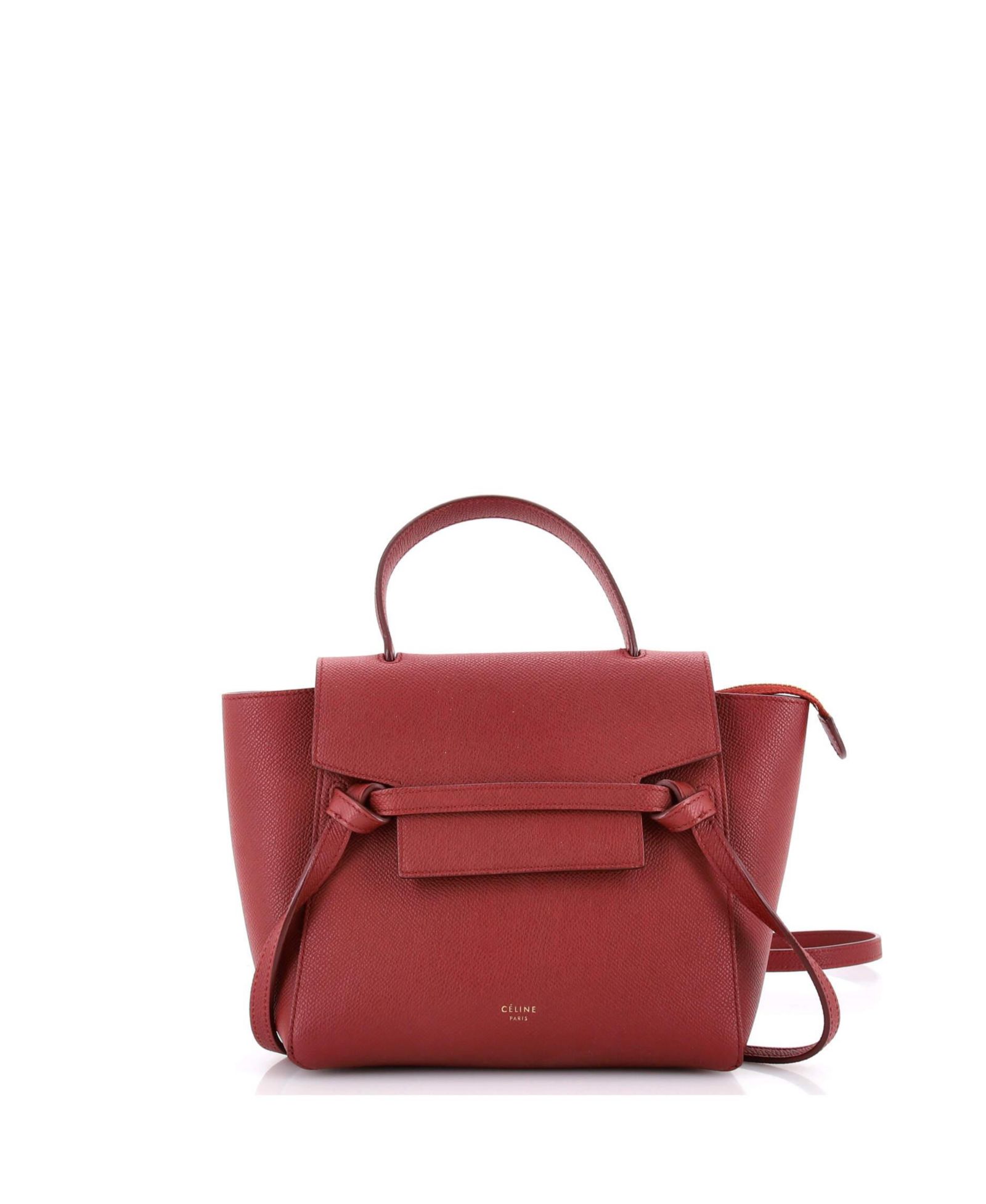 Pre-Owned Celine Nano Belt Bag Textured Leather