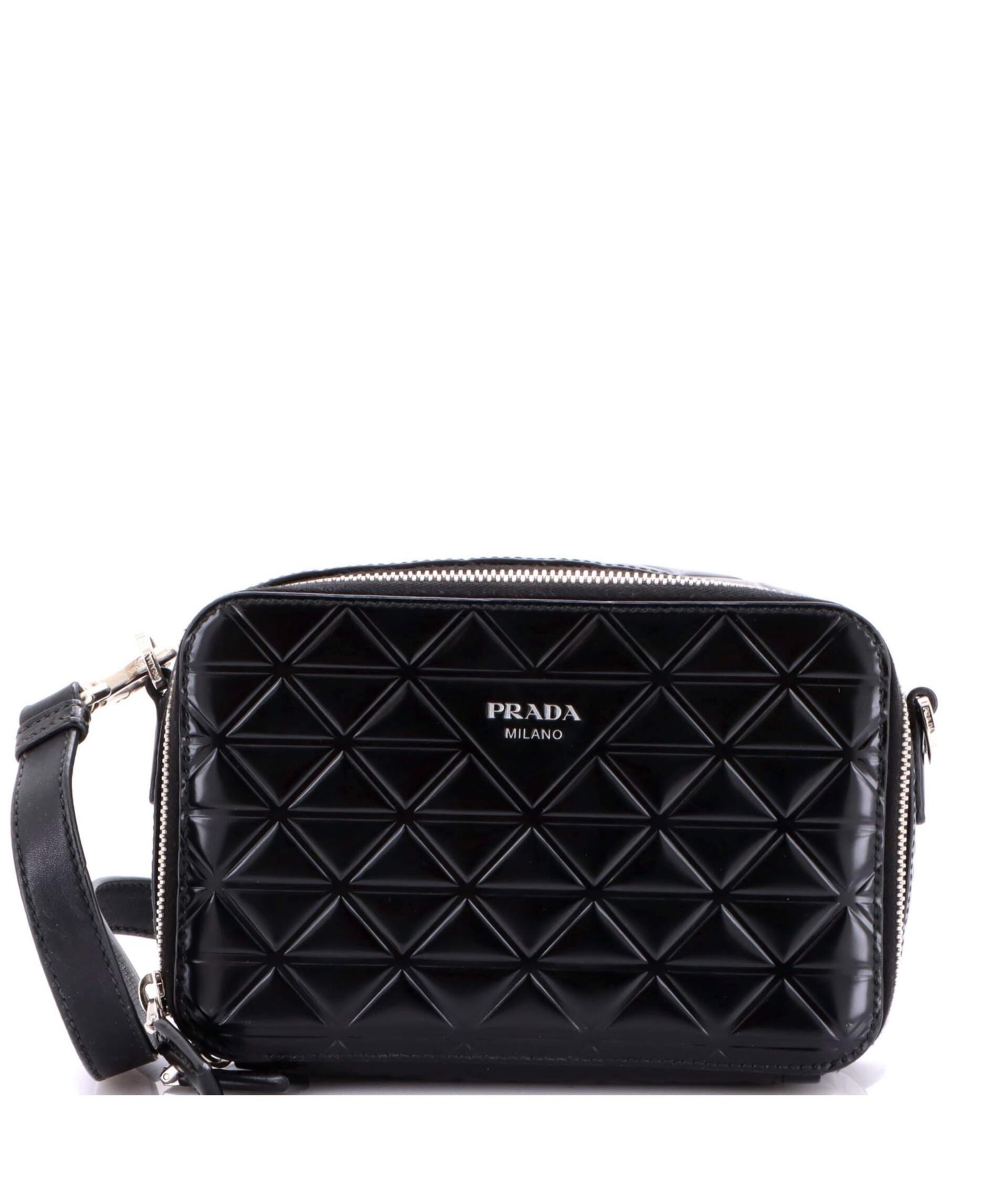 Бум-сумка Prada Brique из эмбоссированной кожи (Pre-Owned)