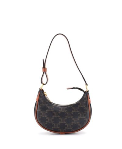 Бум мини-сумка Celine Ava Triomphe из покрытия Coated Canvas б/у