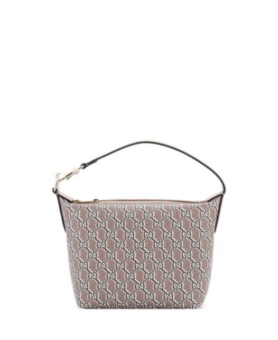 Сумка через плечо Pre-Owned Gucci Super Mini Ophidia Zip GG Shadow Coated Canvas