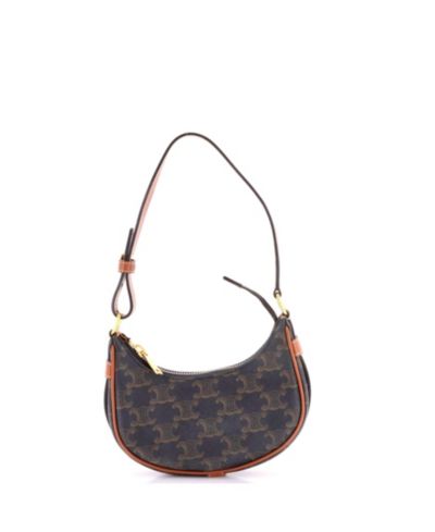 Мини-сумка Pre-Owned Celine Ava Bag Triomphe Coated Canvas