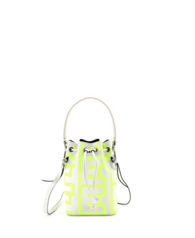 Fendi Mini x Marc Jacobs Mon Tresor сумка-ведро из кожаного принта