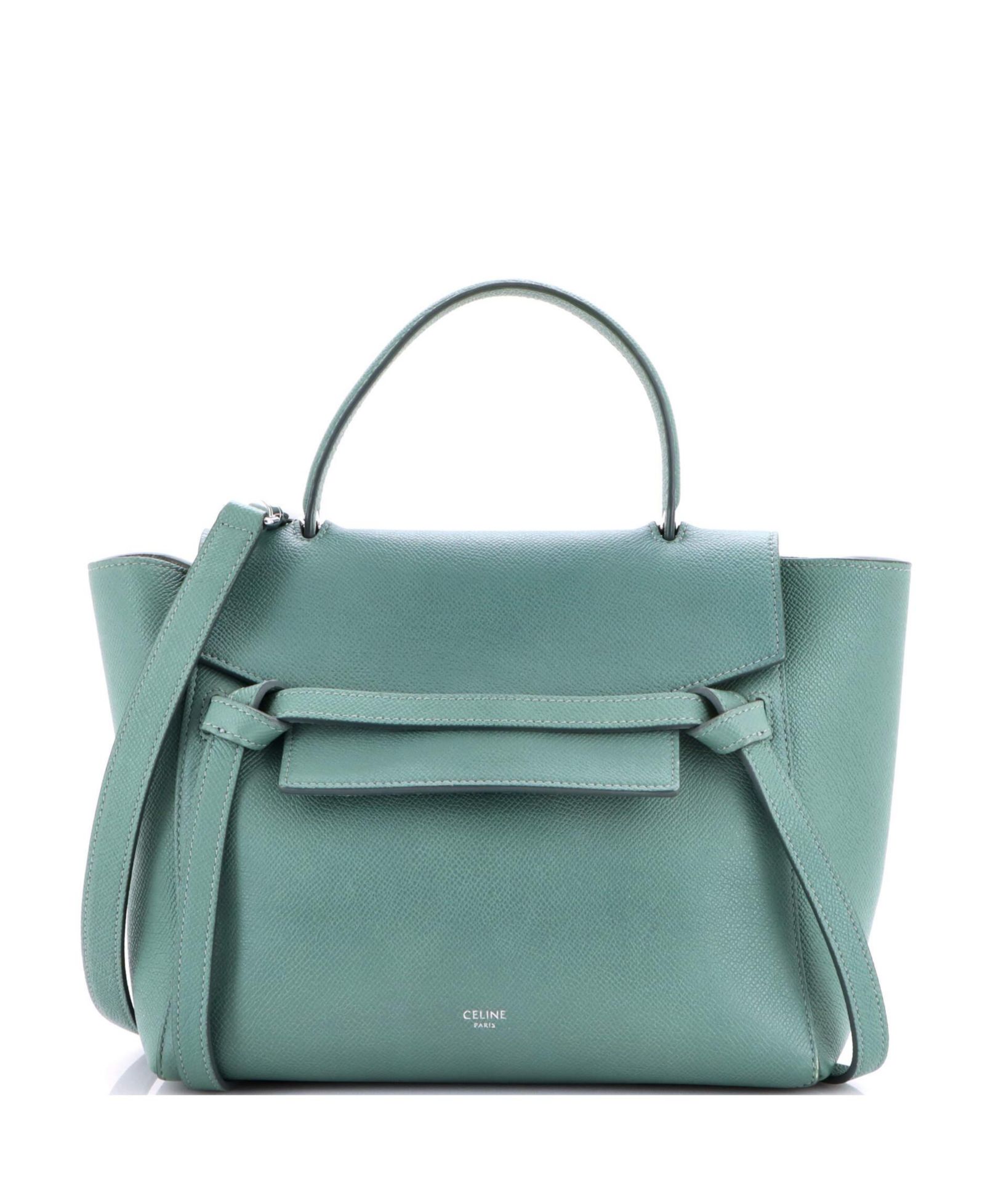 Pre-Owned Celine Micro Belt Bag Textured Leather