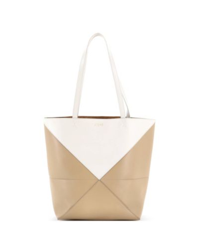 Б/у сумка Loewe Medium Puzzle Fold Tote из кожи