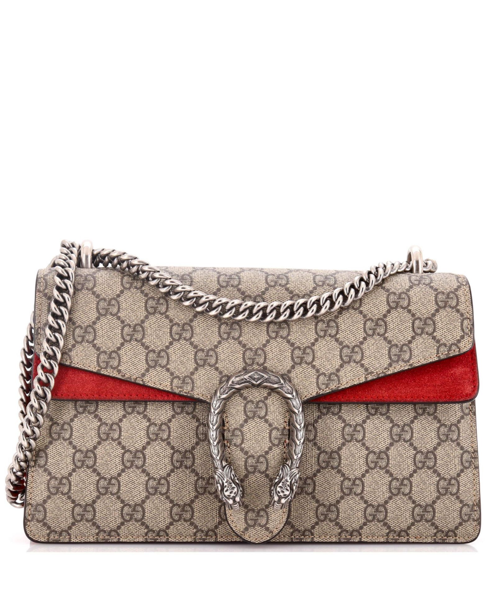 Pre-Owned Gucci средняя сумка Dionysus из ткани GG с кристаллами на металлической фурнитуре