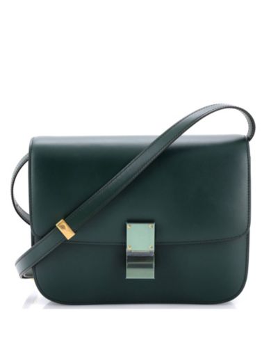 Сумка Celine Medium Classic Box из гладкой кожи, Pre-Owned