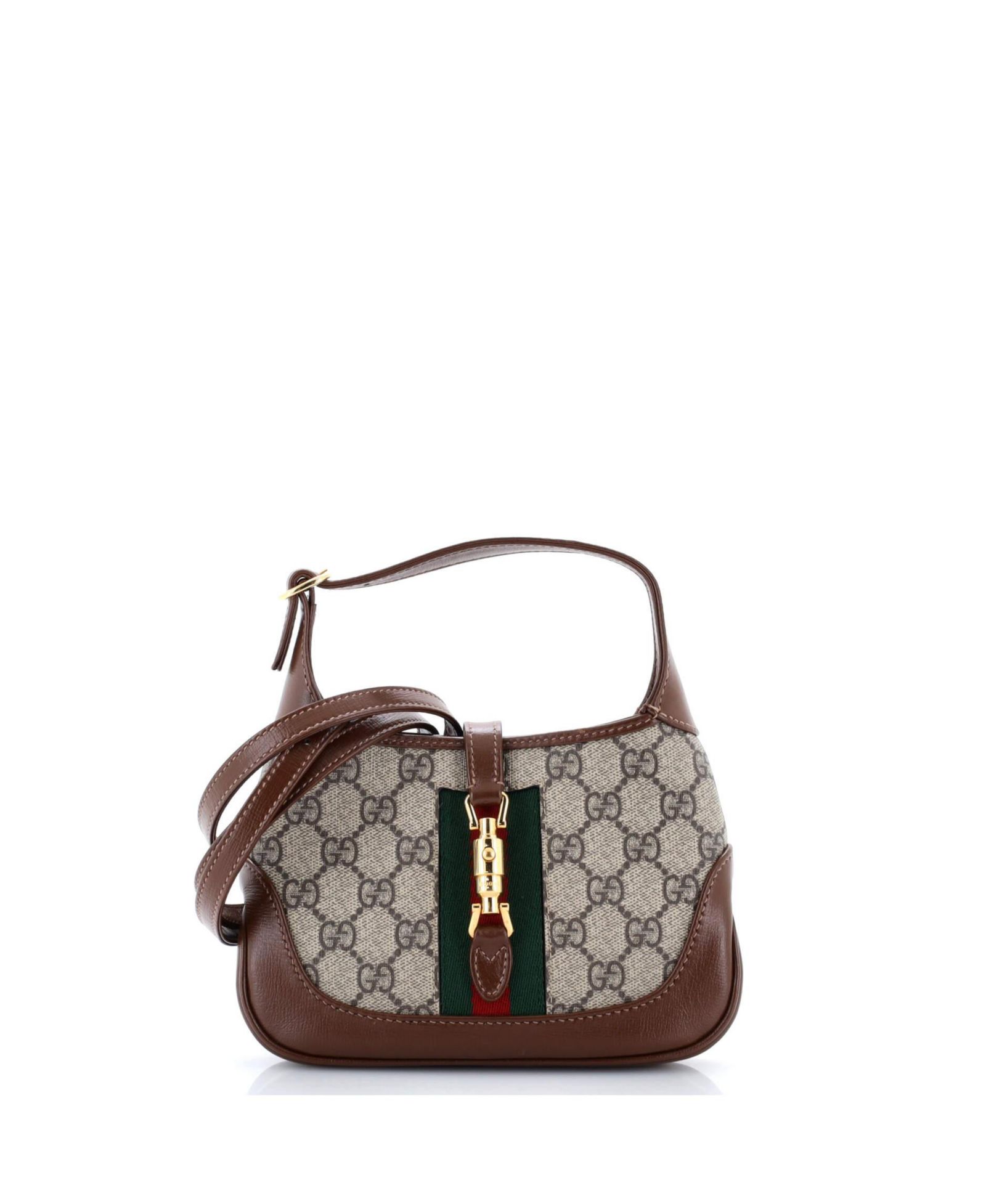 Мини-сумка Gucci Mini Jackie 1961 Hobo GG Coated Canvas