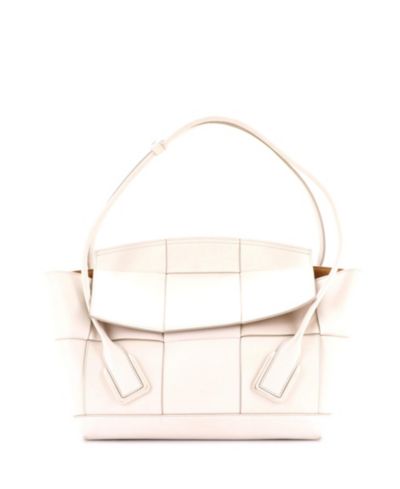 Pre-Owned Bottega Veneta Medium Arco Bag Maxi Intrecciato Leather