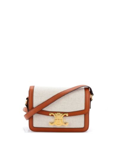 Pre-Owned Celine сумка через плечо Teen Triomphe из канваса и кожи